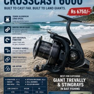 Daiwa Cross cast 6000 Surf reel