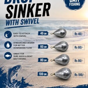 Drop sinker with swivel