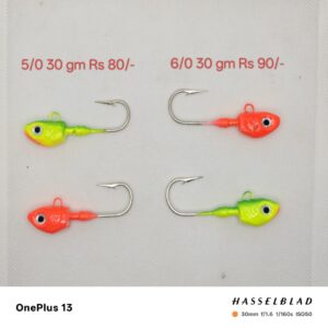 Hand made jig heads