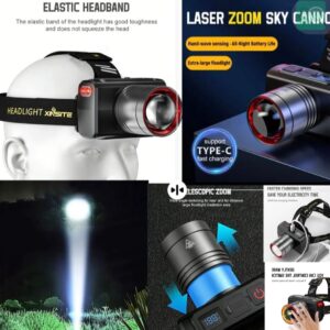 Laser Zoom Head torch