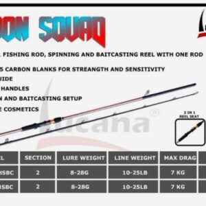 Lucana Ghoonsquad 2in1 rod 8 ft