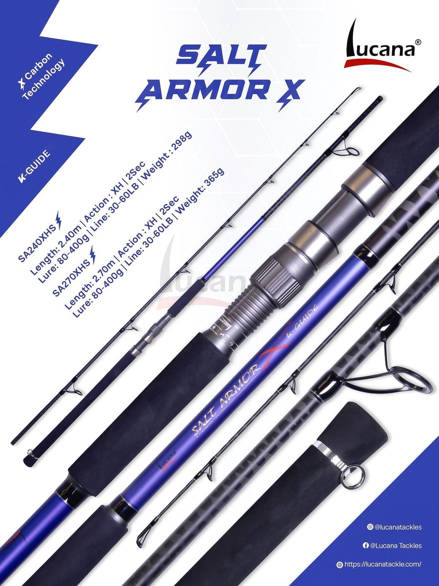 Lucana Salt armour spinning rod 9ft