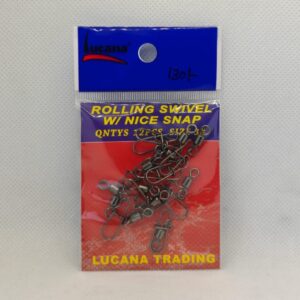 Rolling swivel with nice snap