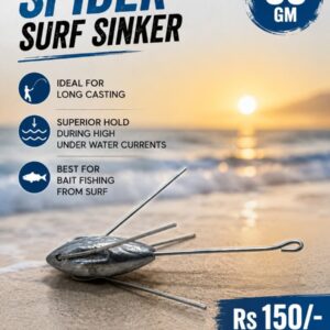 Spider surf sinker