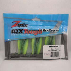 Zman MinnowZ™ 3inch Soft Baits | 6/pack 10X Tough ElaZtech®